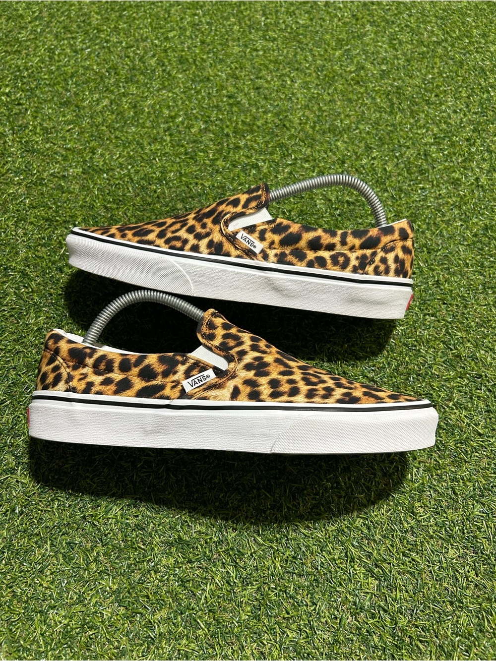 Men’s Vans Cheetah Print Slip On Sneakers